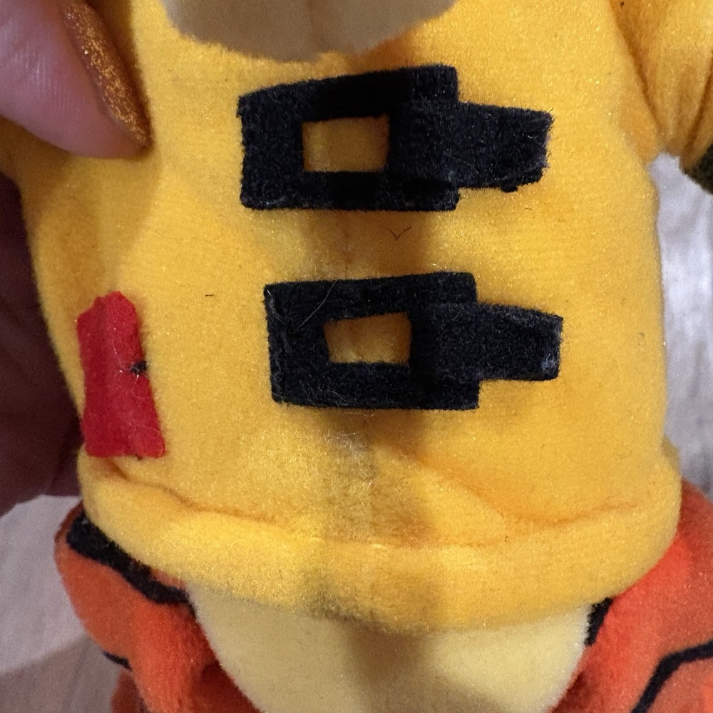 Fireman Tigger Mini Bean Bag Disney Store Firefighter Plush Winnie The Pooh Pal - Picture 4 of 5